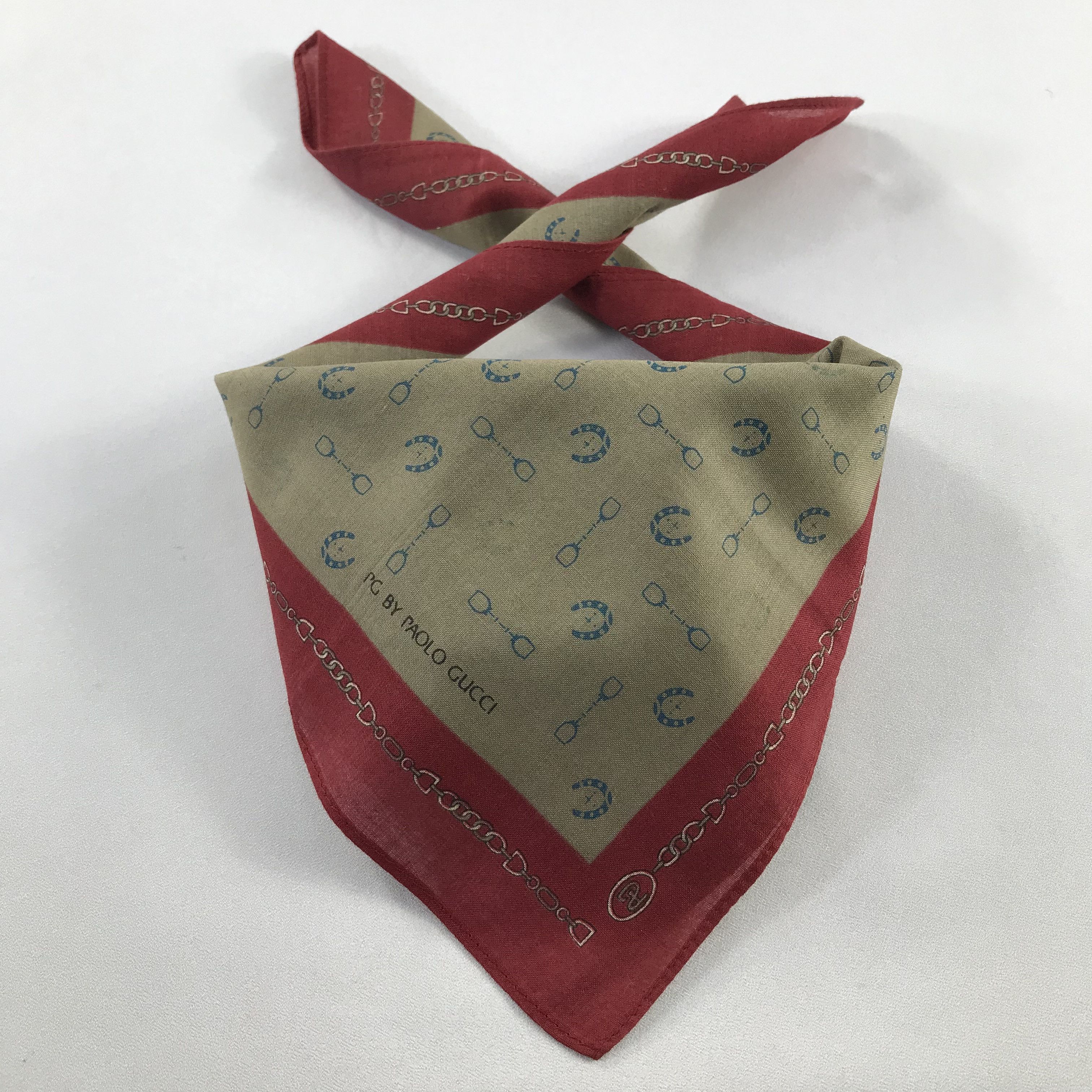 Paolo Gucci Paolo Gucci Handkerchief / Bandana / Neckerchief C596 Size ONE SIZE - 1 Thumbnail