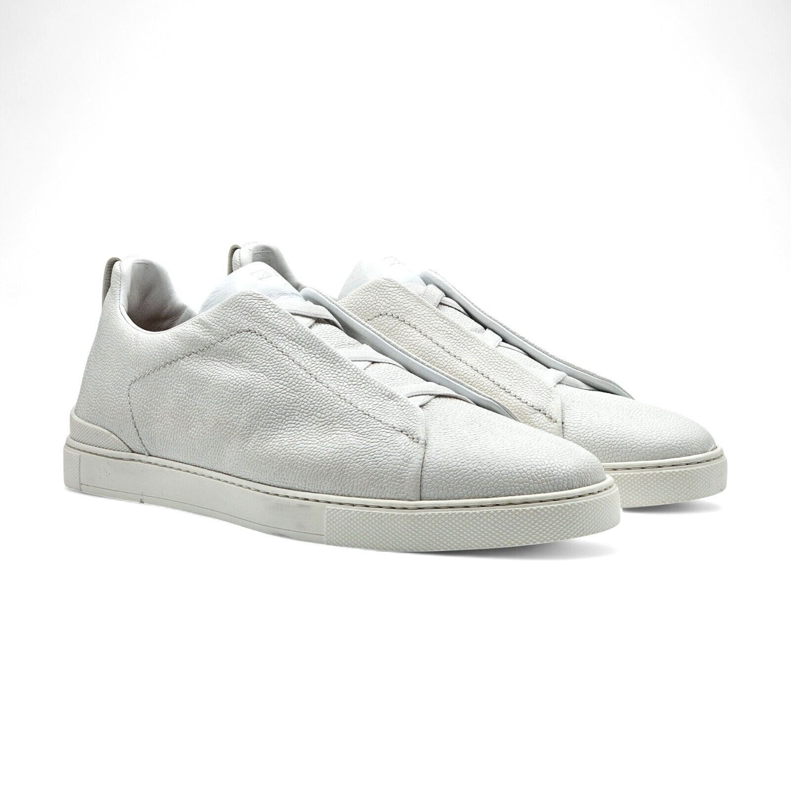 Triple Stitch Sneakers - Leather - White 12.5US $1150