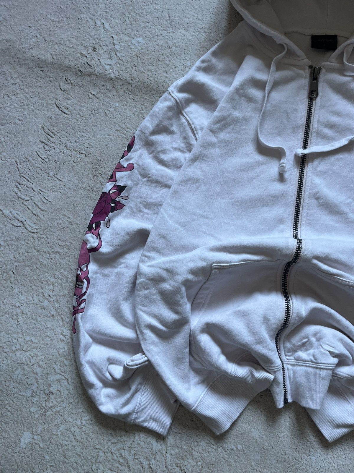 Ed Hardy Ed Hardy Los Angeles Hoodie – Pink Script / Graphic Sleeves Size US M / EU 48-50 / 2 - 5 Thumbnail