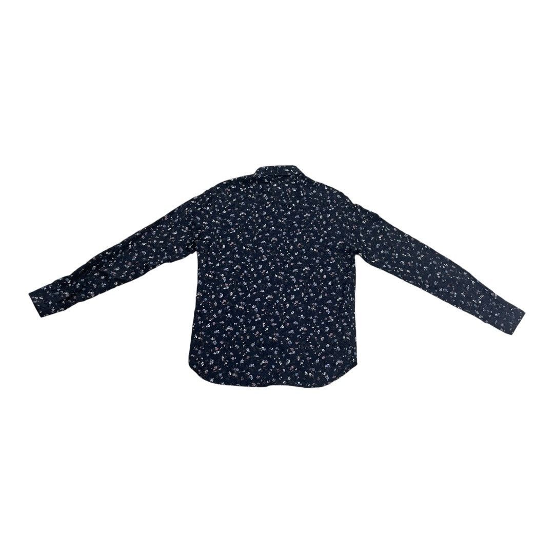 The Kooples The Kooples Black Floral Print Relaxed Button Down Shirt M Size US M / EU 48-50 / 2 - 2 Thumbnail