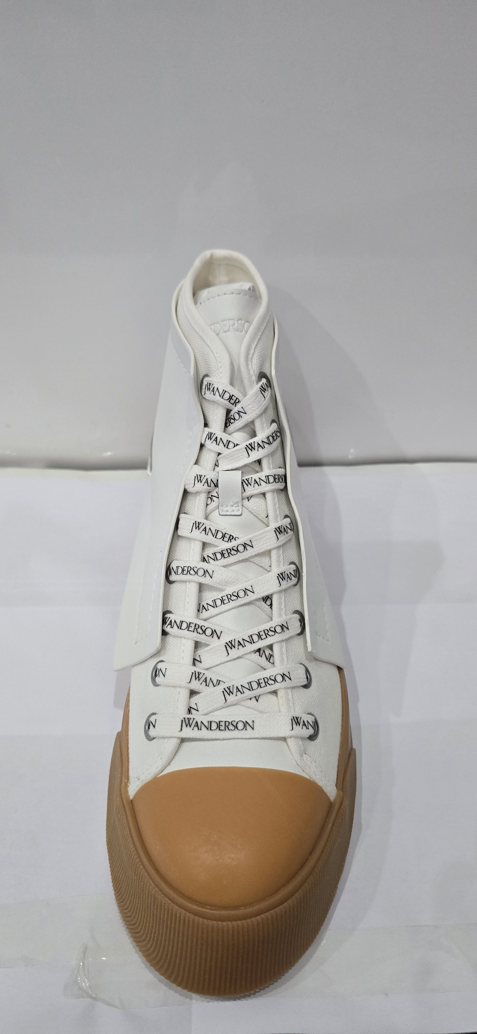 JW Anderson Chunky High-Top Sneakers – White / Gum Sole RRP $450 Size US 9 / IT 39 - 3 Thumbnail
