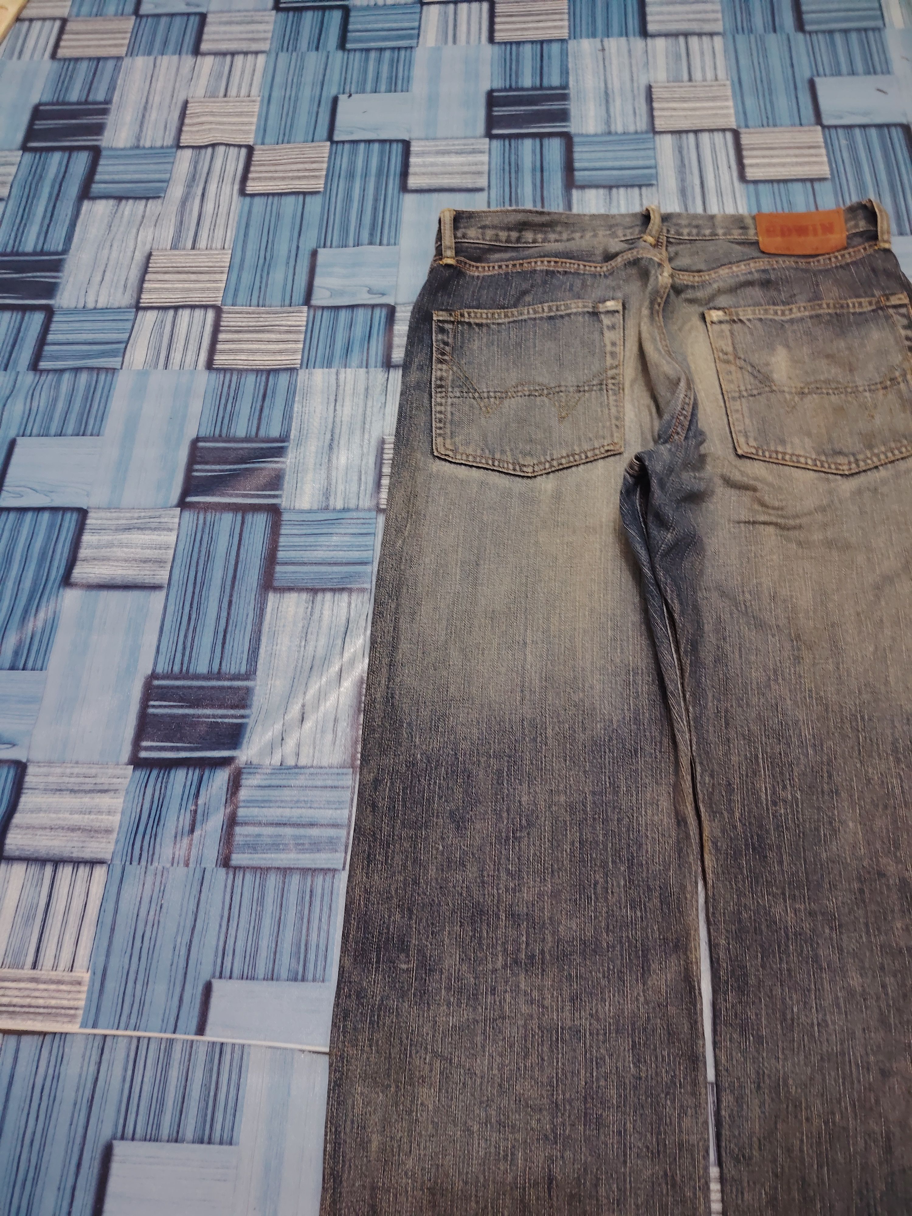 Kapital Edwin 505z Selvedge Jeans Distressed Flare Jeans Size US 33 - 21 Thumbnail