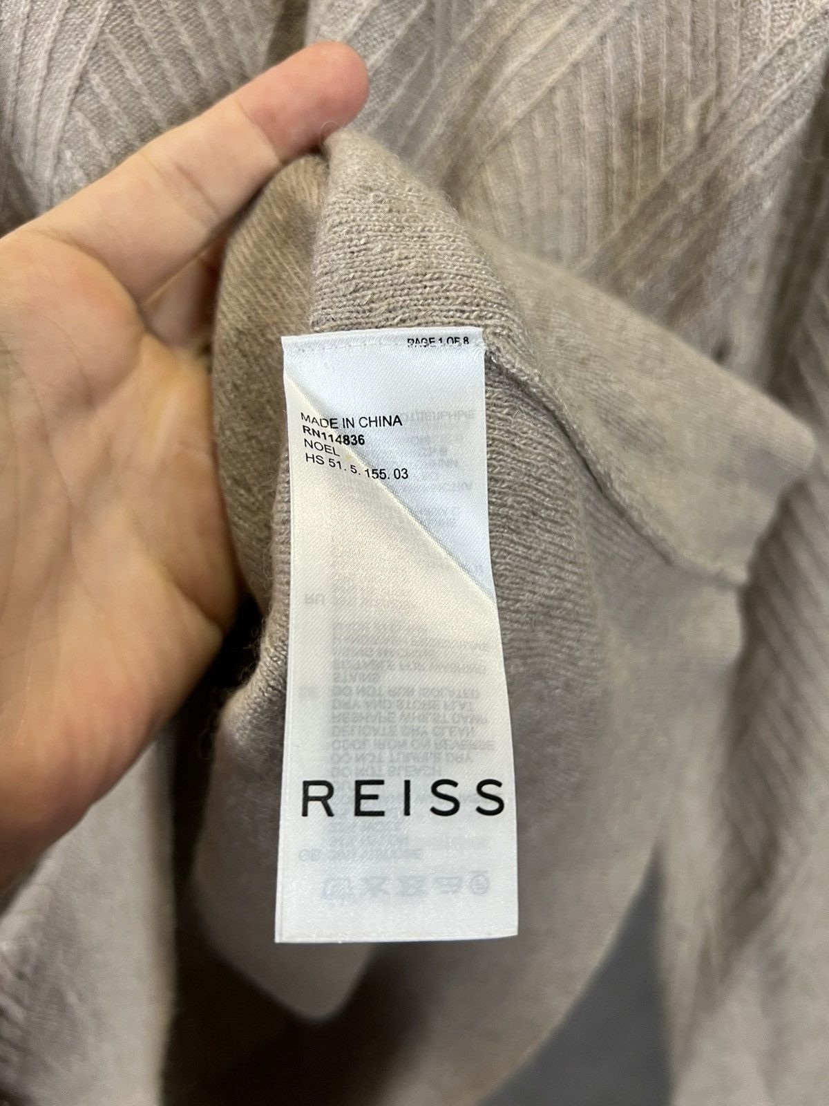 Reiss Reiss 1/3 zip designer sweater Size US L / EU 52-54 / 3 - 5 Thumbnail