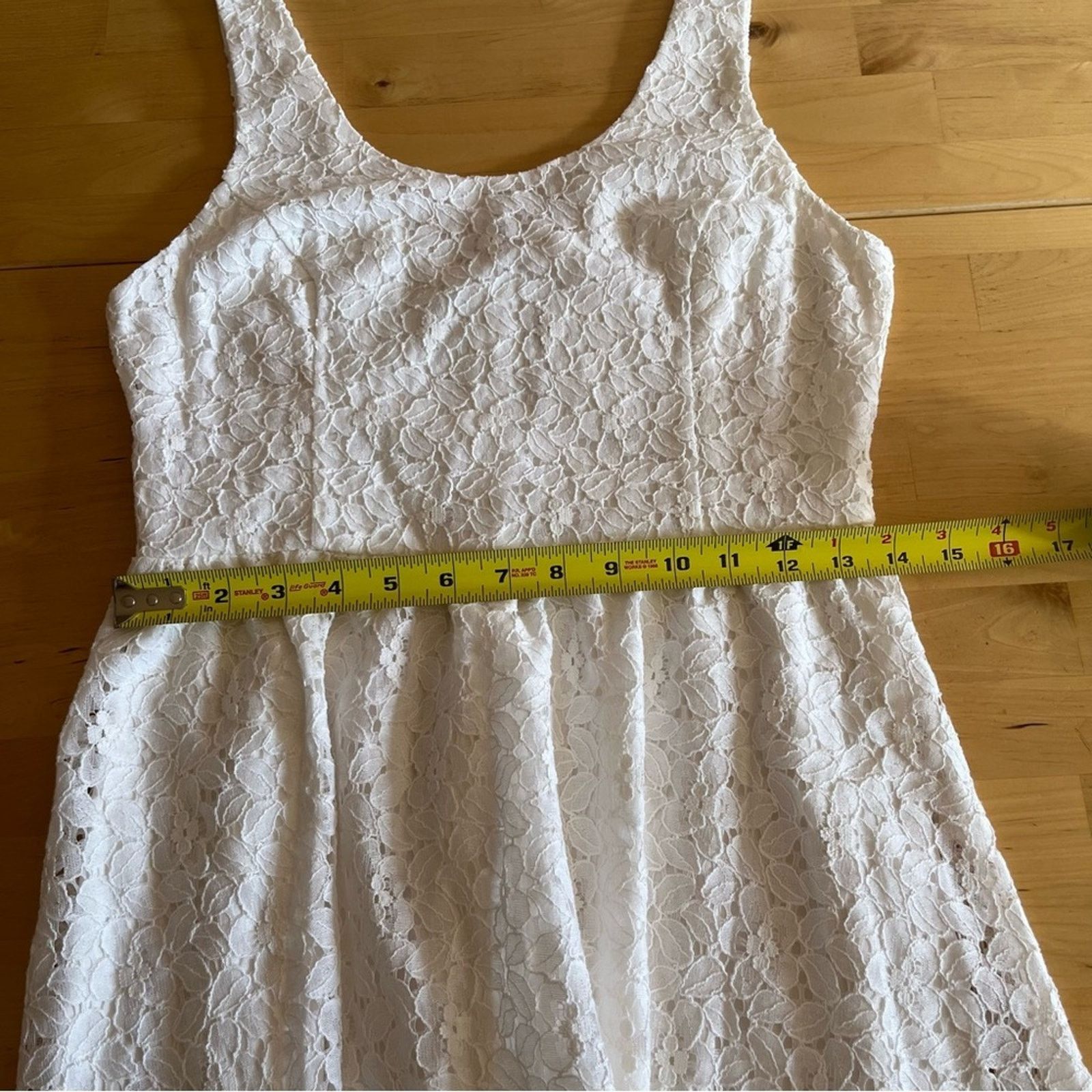 Other Lush NWT White Lace Sleeveless Tank Dress Women’s Size M Size M / US 6-8 / IT 42-44 - 7 Thumbnail