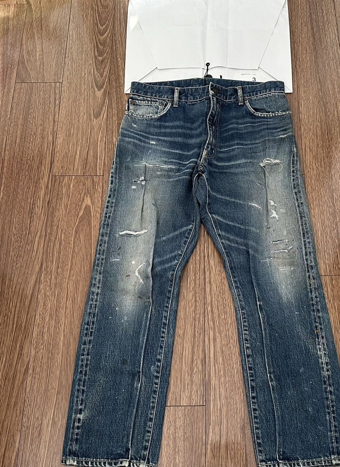 Visvim VISVIM SS JOURNEYMAN PANTS TACKED DMGD-27 22SS Size US 34 / EU 50 - 1 Thumbnail