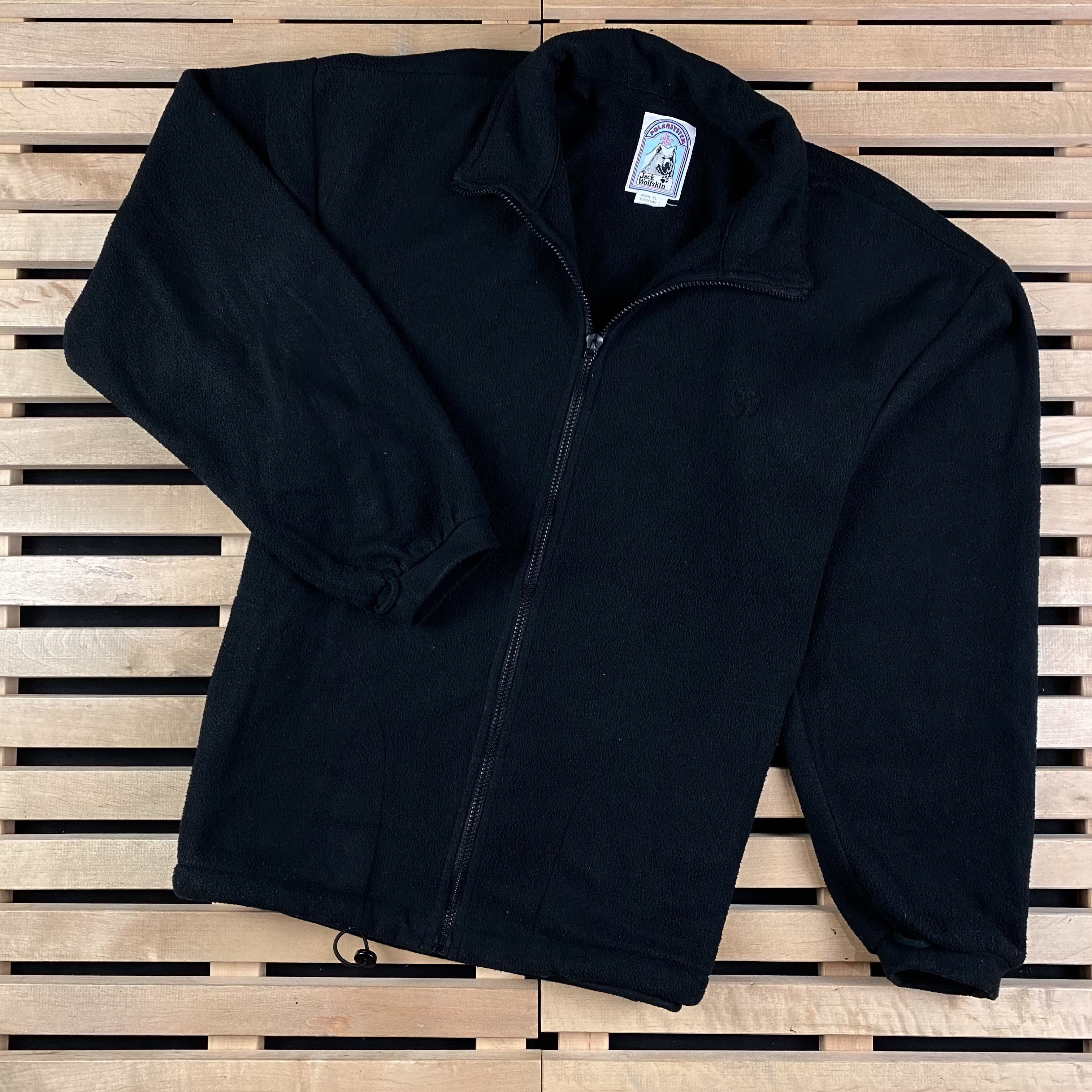 Jack Wolfskin × Vintage Mens Zip Fleece Jacket Jack Wolfskin Vintage Size L Size US L / EU 52-54 / 3 - 1 Thumbnail