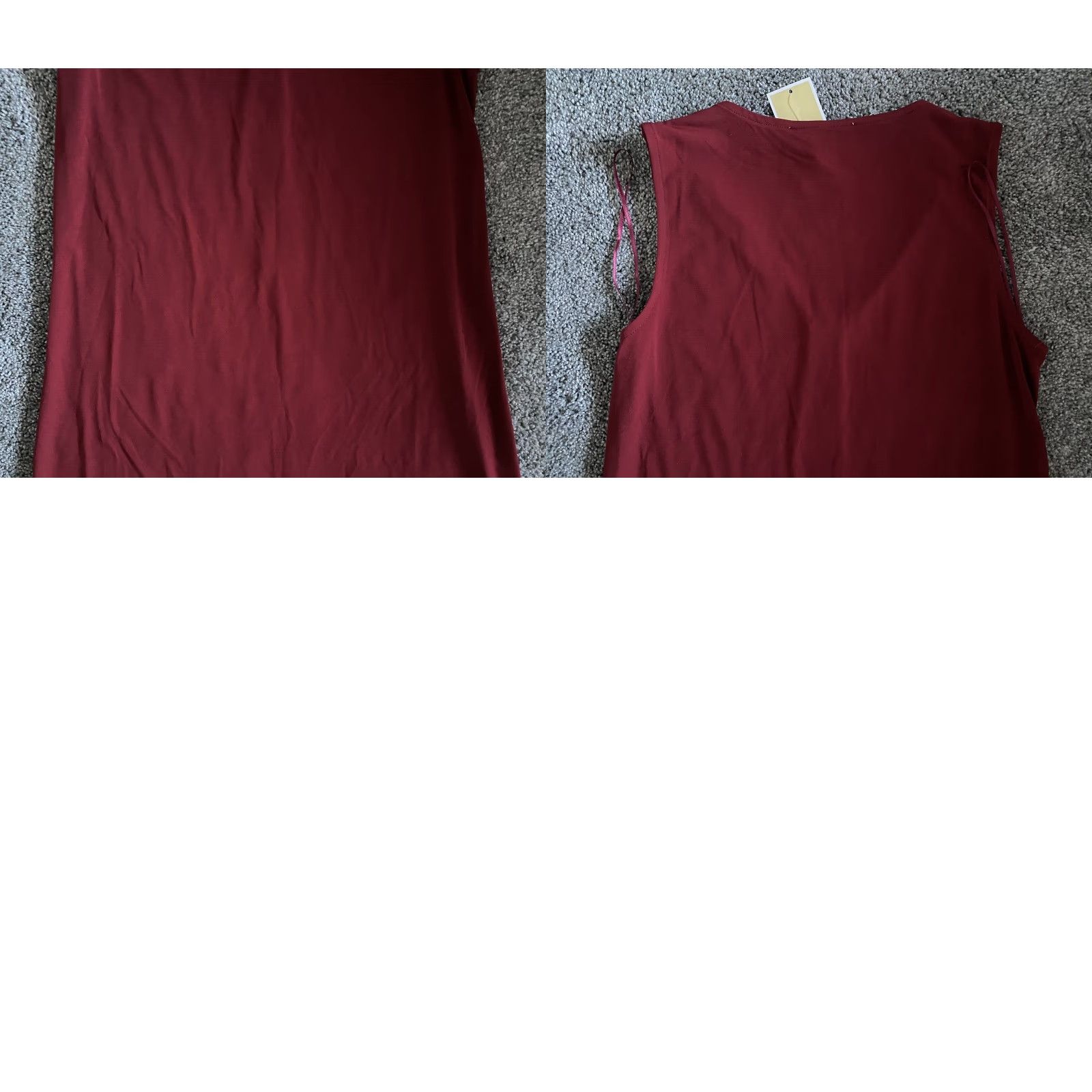 Michael Kors NWT Michael Kors Women’s Dress Sleeveless Maroon Red Size Small Short Zip Classic Designer Size S / US 4 / IT 40 - 9 Thumbnail