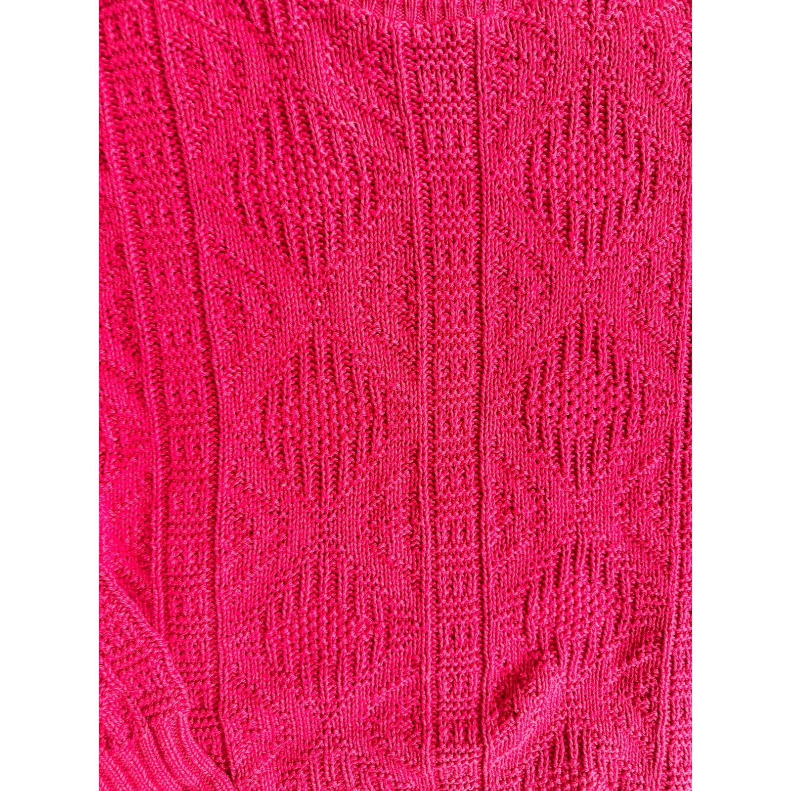 Vintage 80’s Red Cotton Cable Knit Sweater size Medium Size US M / EU 48-50 / 2 - 13 Thumbnail