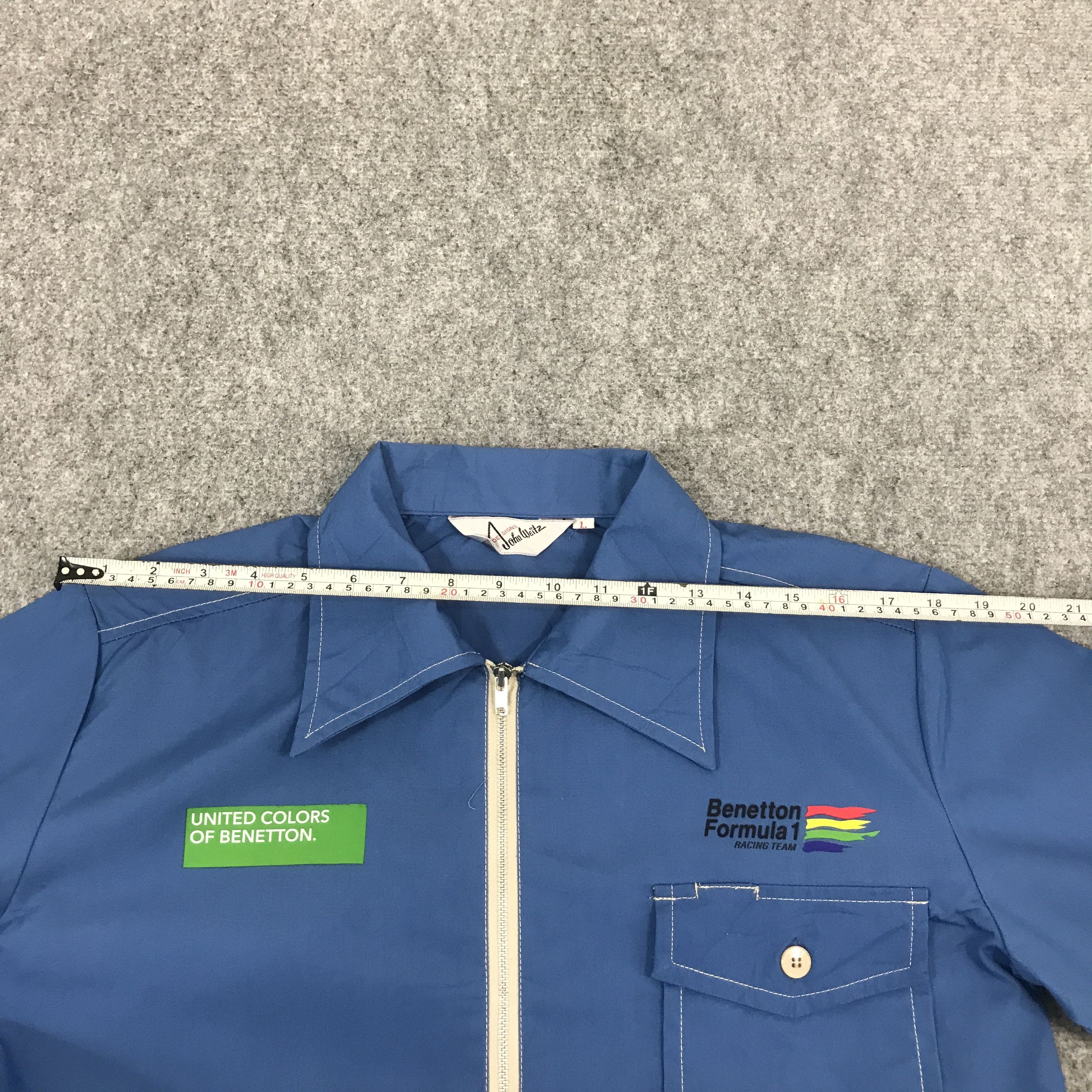 Benetton × Japanese Brand Vtg Benetton Formula 1 Racing Team Japan jacket Size US L / EU 52-54 / 3 - 11 Thumbnail