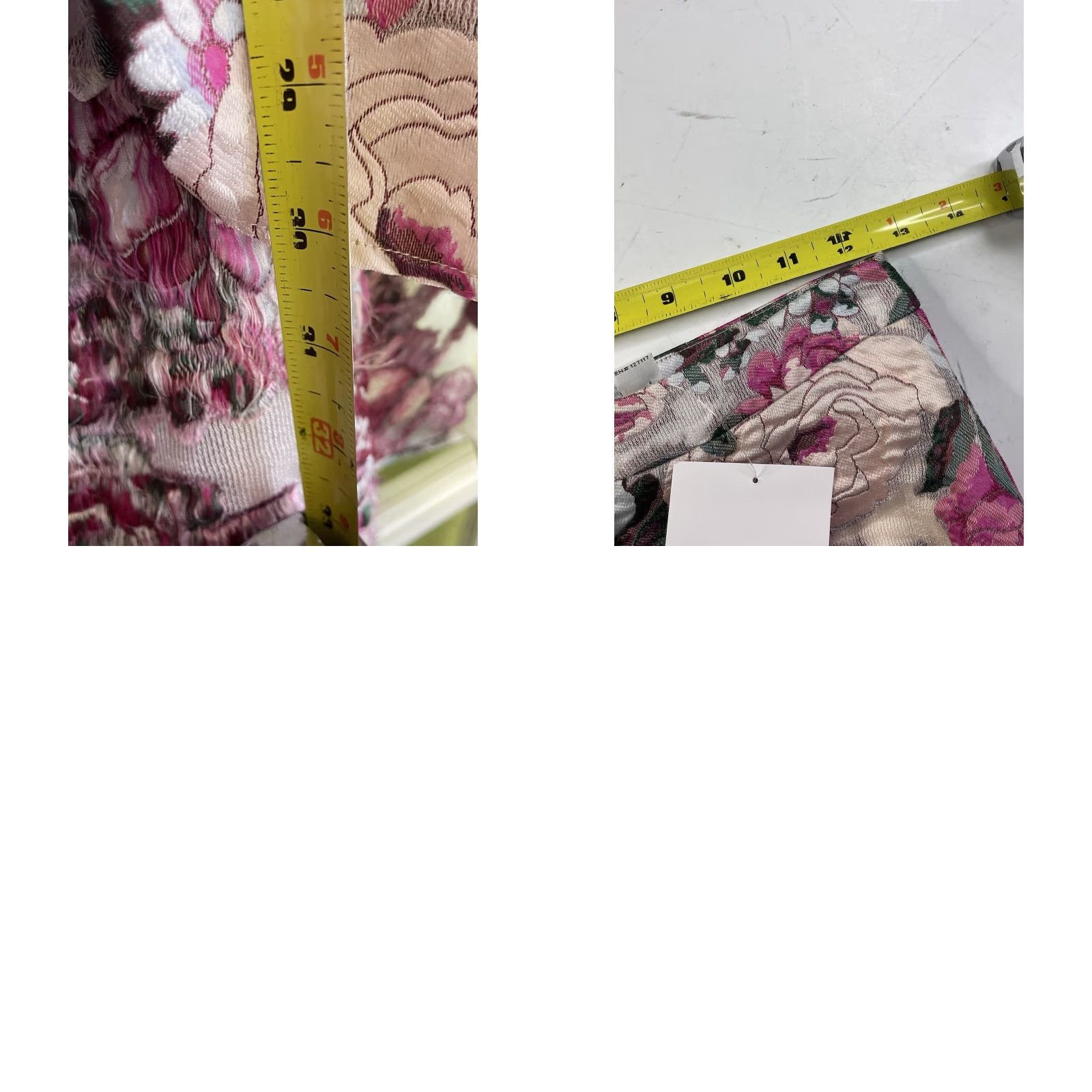 Badgley Mischka VINTAGE Badgley Mischka Skirt Hi-Low Formal NWT ALMA Lace Floral Pink 0 Womens Size 25" / US 0 / IT 36 - 8 Thumbnail