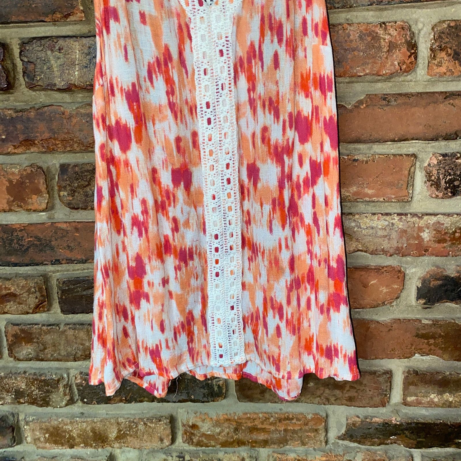 Lucky Brand Lucky Brand Ikat Crochet Back Racerback Tank Top Small Size S / US 4 / IT 40 - 4 Thumbnail