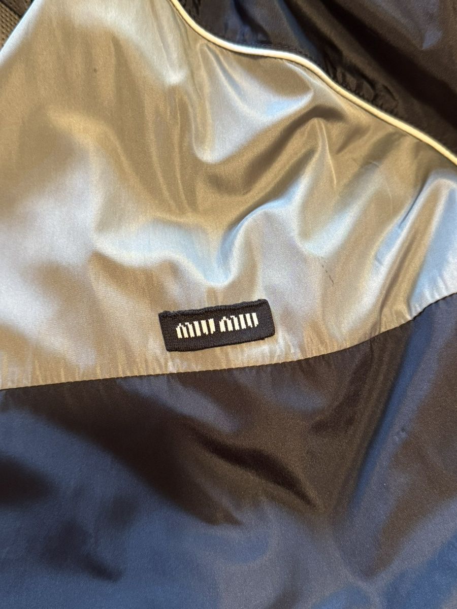 Miu Miu Miu miu technical silk zipper blouson jacket sz 38 track Size US M / EU 48-50 / 2 - 7 Thumbnail