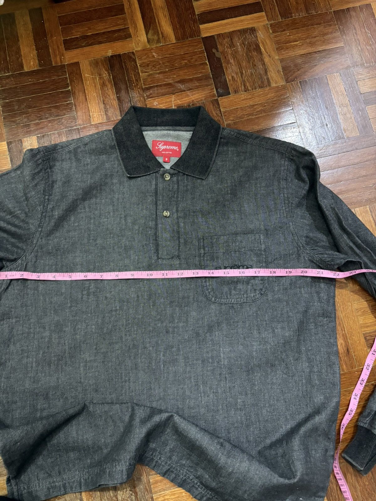 Supreme Supreme embrodered Long Sleeve Polo Shirt Size US M / EU 48-50 / 2 - 15 Thumbnail