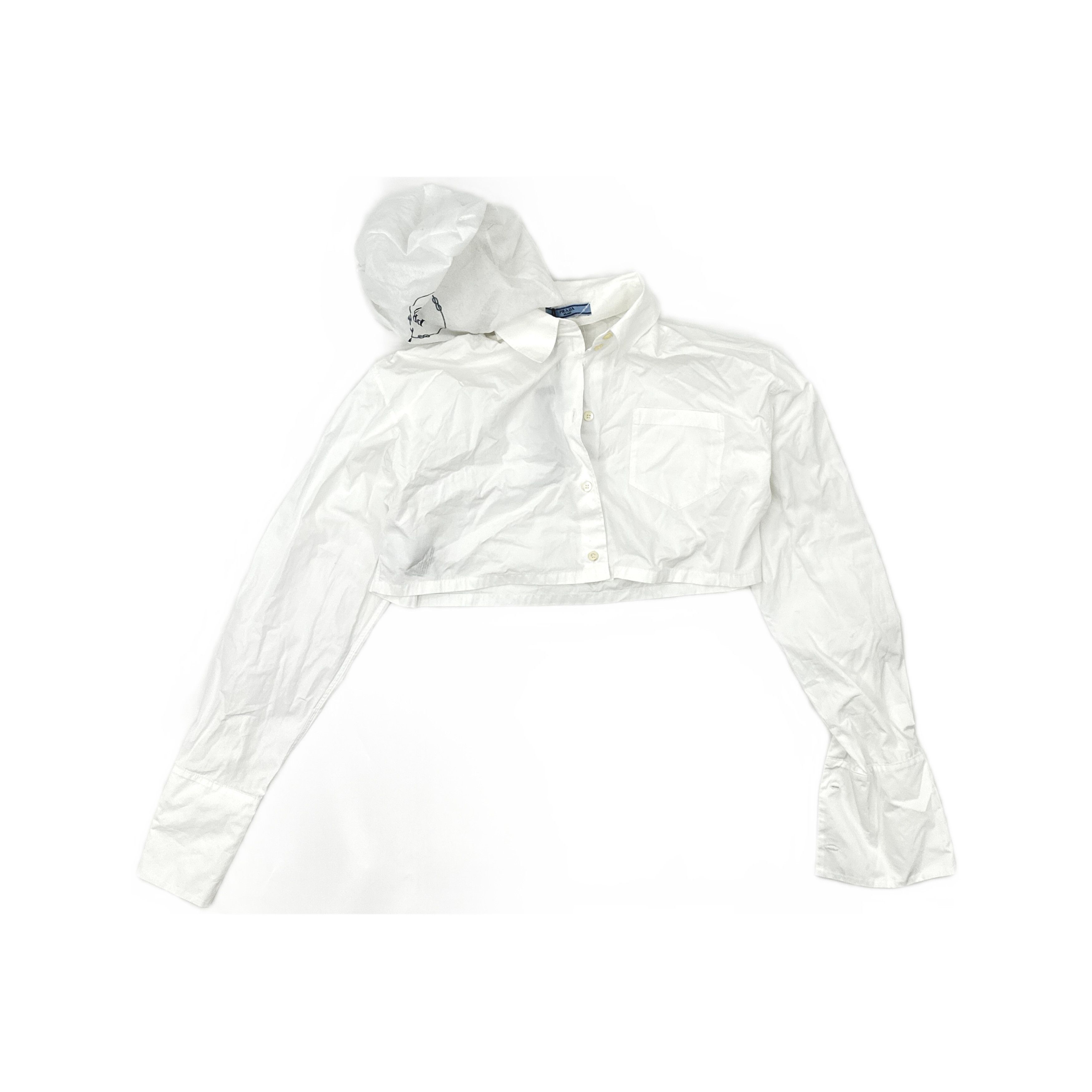 Prada Prada Poplin Button Up Shirt Size 40 Size S / US 4 / IT 40 - 1 Thumbnail