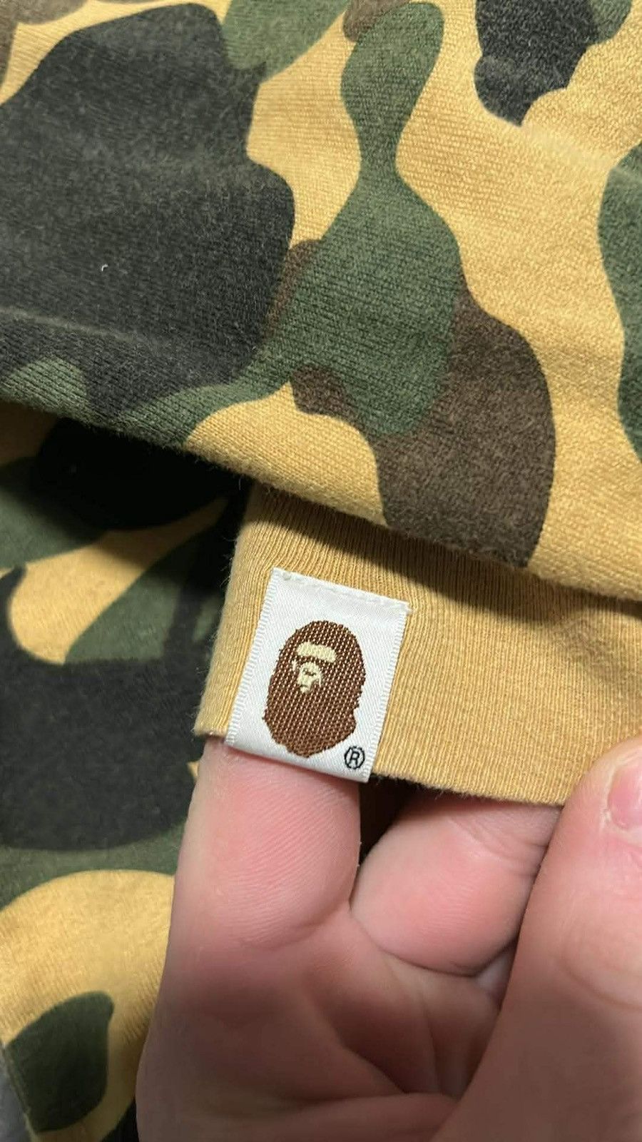 Bape Bape Camo Long Sleeve T-Shirt (L) Size US L / EU 52-54 / 3 - 10 Thumbnail