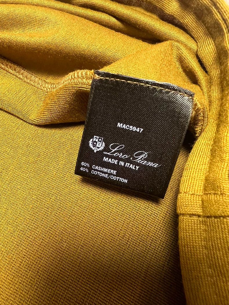 Loro Piana LORO PIANA Men's cashmere cotton blend knitted bomber jack Size US M / EU 48-50 / 2 - 3 Thumbnail