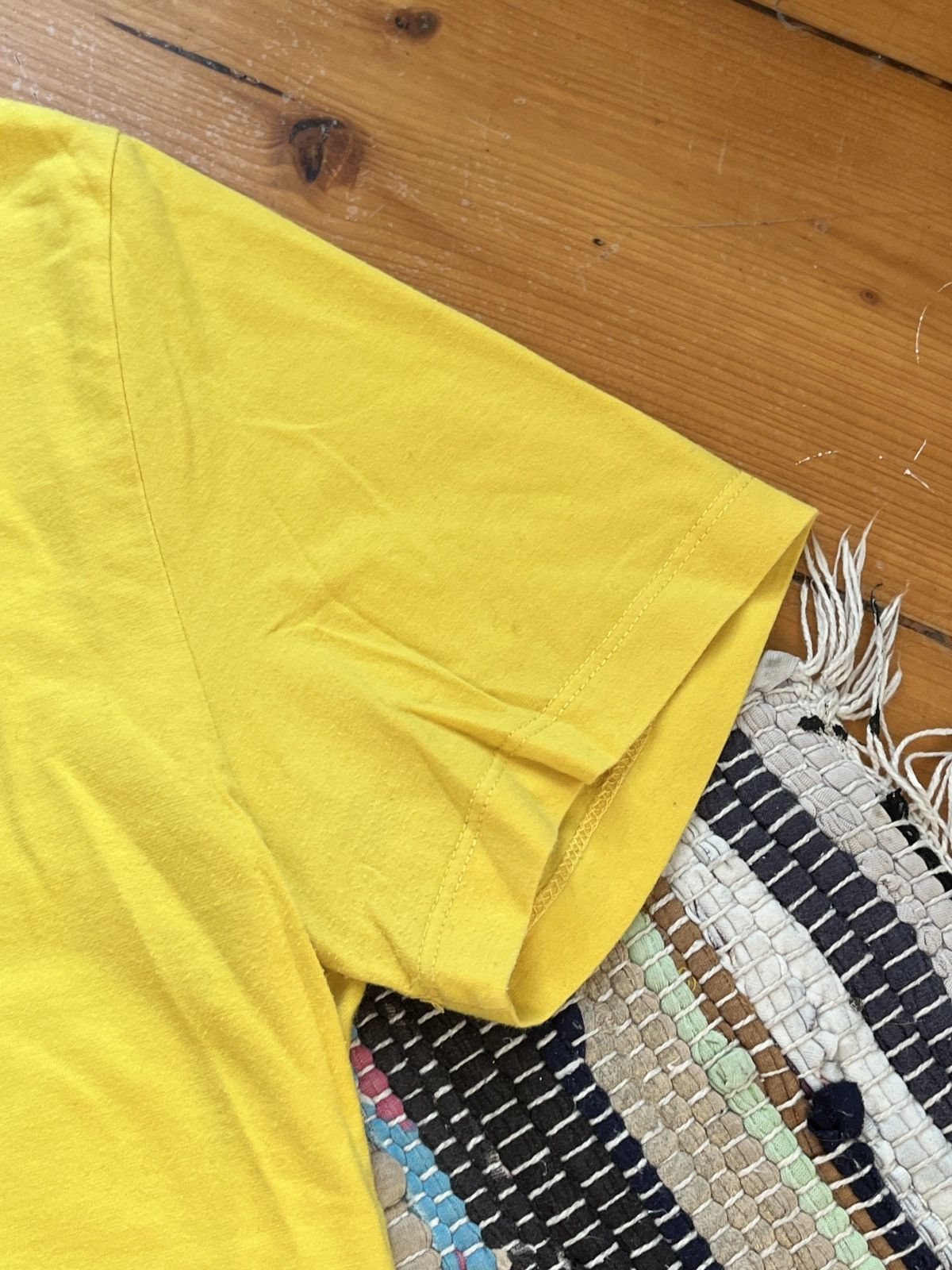 Dirk Bikkembergs × Vintage Bsg dirk bikkembergs jeans yellow tee t-shirt made in Italy Size US S / EU 44-46 / 1 - 4 Thumbnail