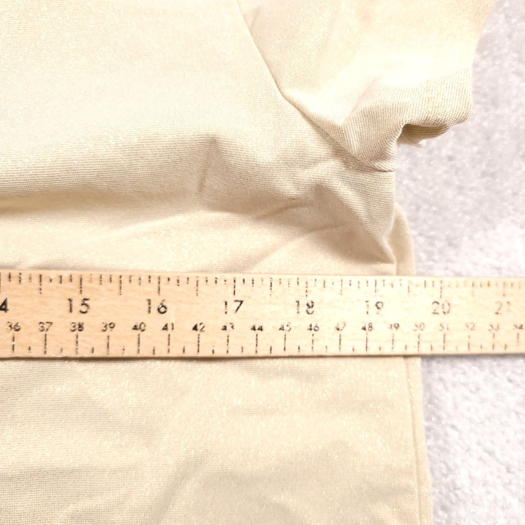 Croft & Barrow Gold Glitter Short Sleeve Round Neck Stretch - Croft & Barrow Womens Large Size L / US 10 / IT 46 - 6 Thumbnail