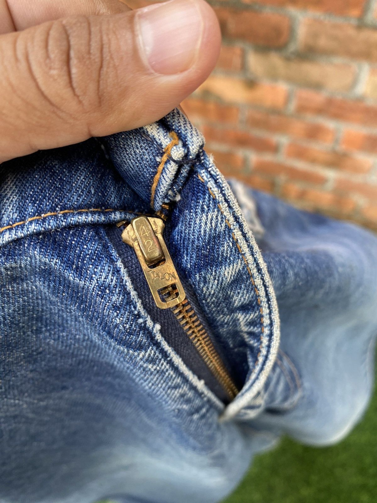 Levi's × Levi's Vintage Clothing × Vintage W33x29.5 Vintage levi's 646 flare bell bottom 70s oramge tab Size US 33 - 7 Thumbnail