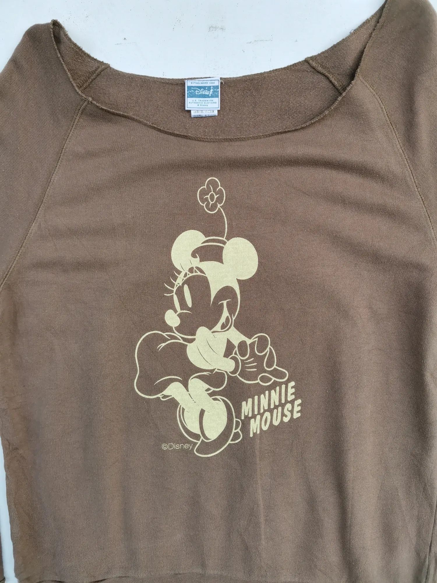Disney × Mickey Mouse Disney Minnie Mouse Big Logo Sweatshirts Size US M / EU 48-50 / 2 - 5 Thumbnail