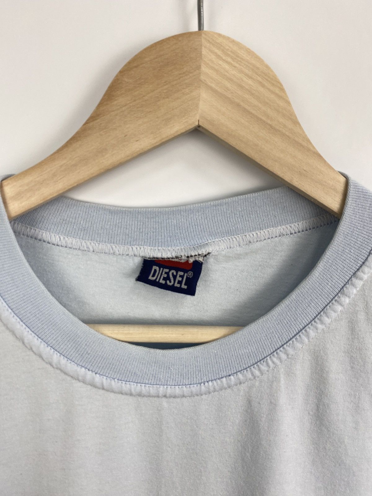 Diesel × Japanese Brand 🇺🇸 Vintage 90s Diesel Y2K Big logo T-Shirt Rare Retro Hype Size US XL / EU 56 / 4 - 5 Thumbnail