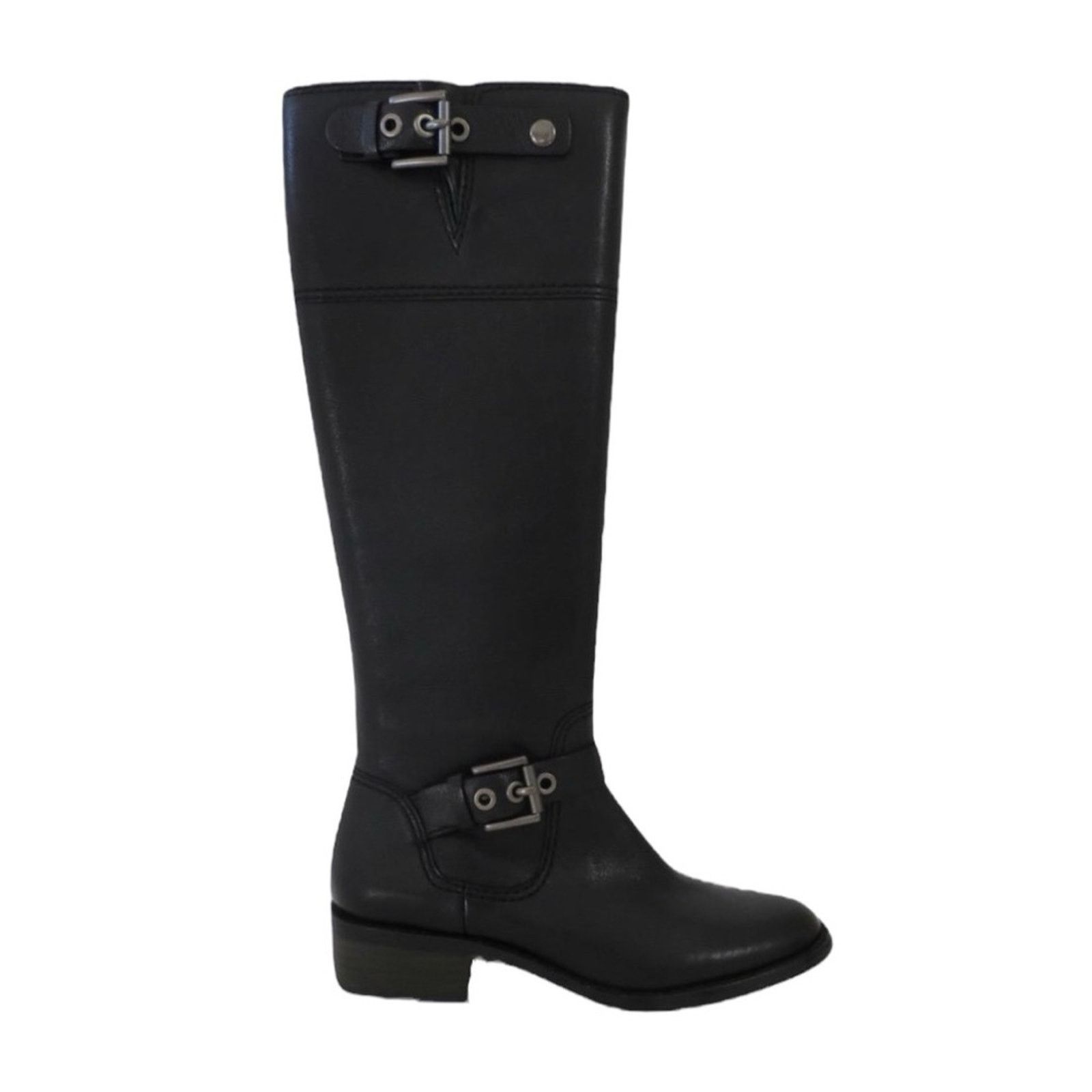 Coach Coach Jacinda Black Leather Knee-High Tall Riding Boots Size US 10 / IT 40 - 1 Thumbnail