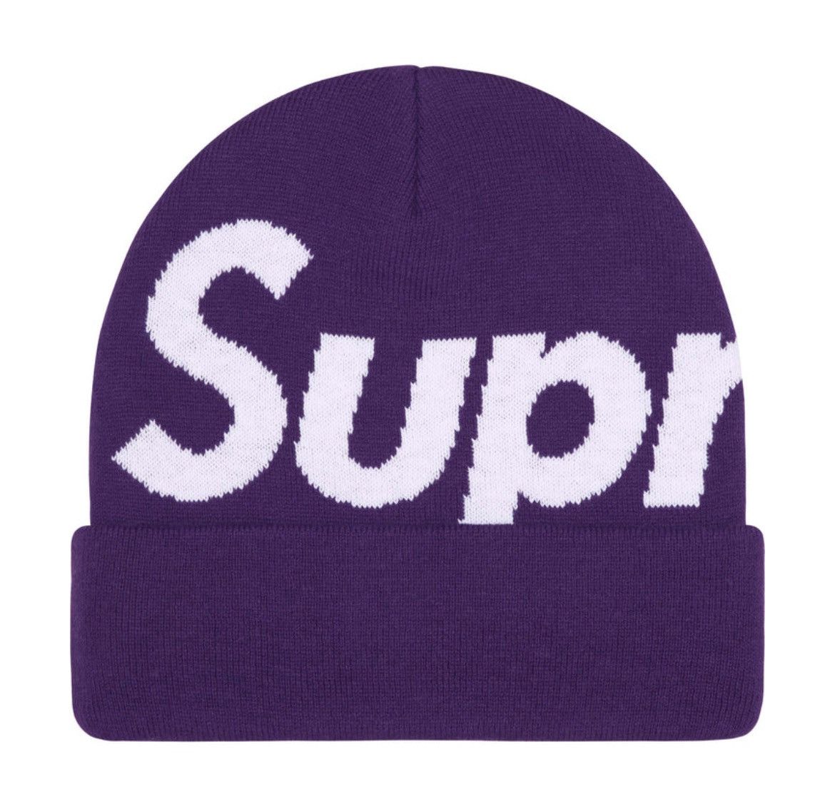 Supreme Supreme Big Logo Beanie Purple FW25 Size ONE SIZE - 1 Thumbnail