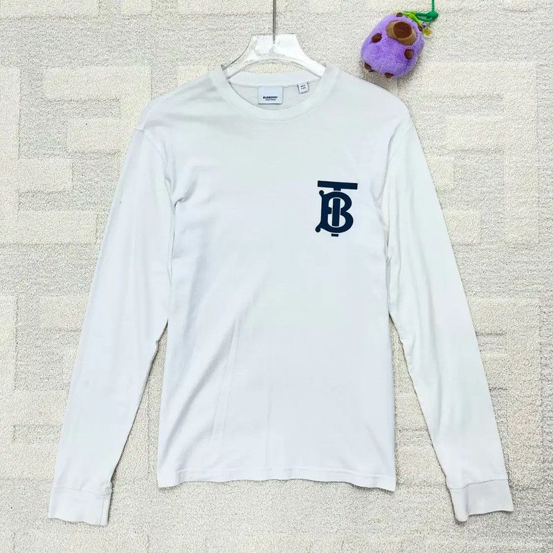 Burberry Burberry Women's White Long Sleeve T-Shirt Size XXS / US 00 / IT 34 - 1 Thumbnail