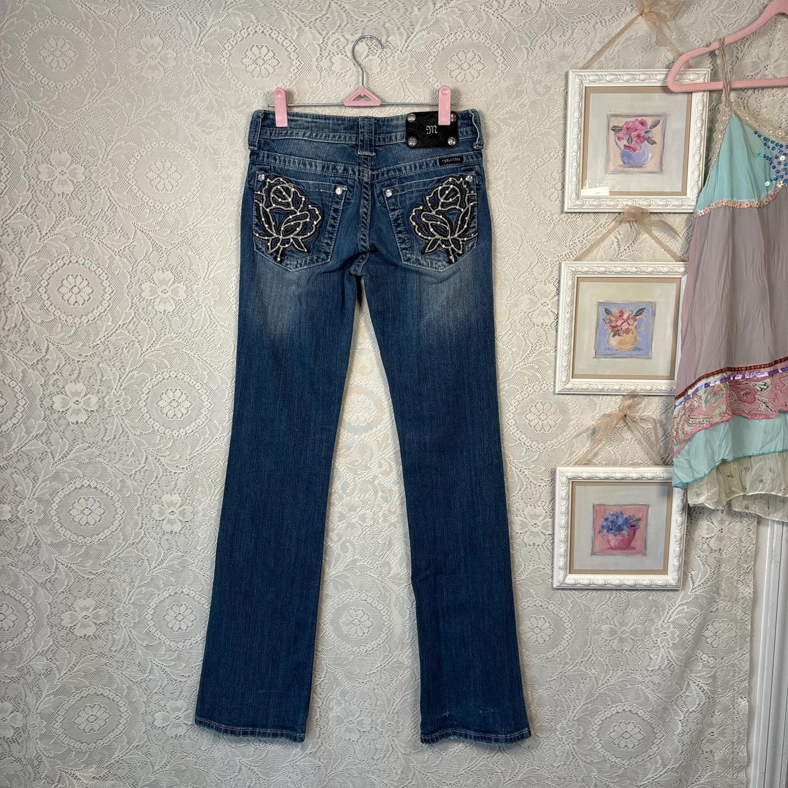 Other y2k miss me flare embroidered jeans Size 28" / US 6 / IT 42 - 4 Thumbnail