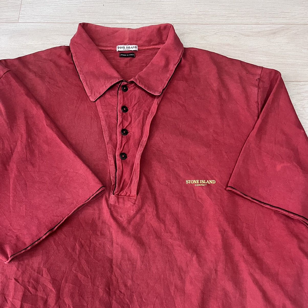 Stone Island Vintage 90s Stone Island compact polos Size US XL / EU 56 / 4 - 3 Thumbnail