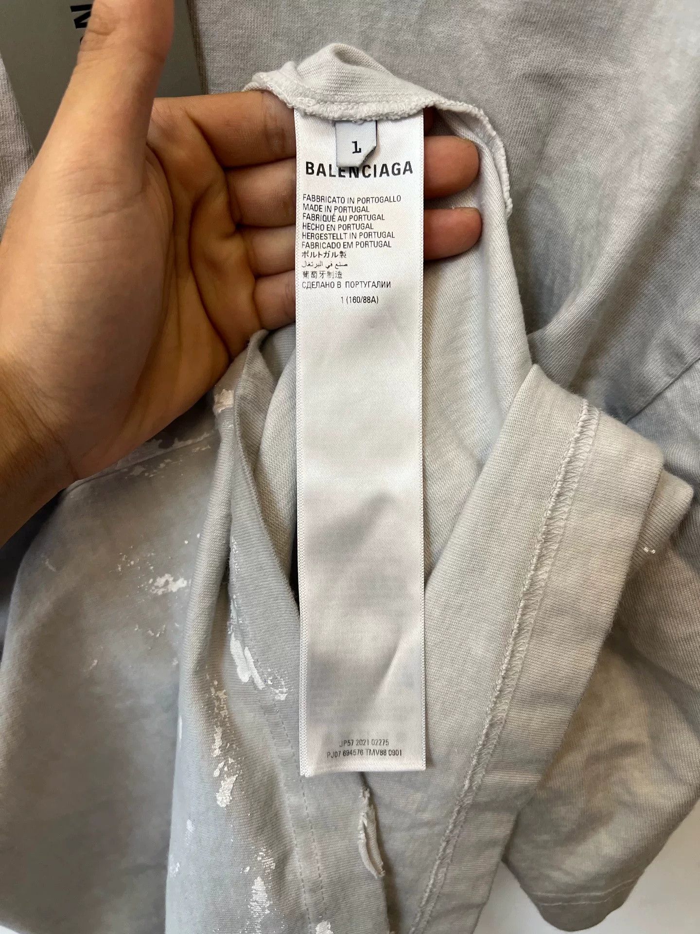 Balenciaga Balenciaga SS22 Metallica Graphic Tee Size US S / EU 44-46 / 1 - 4 Thumbnail