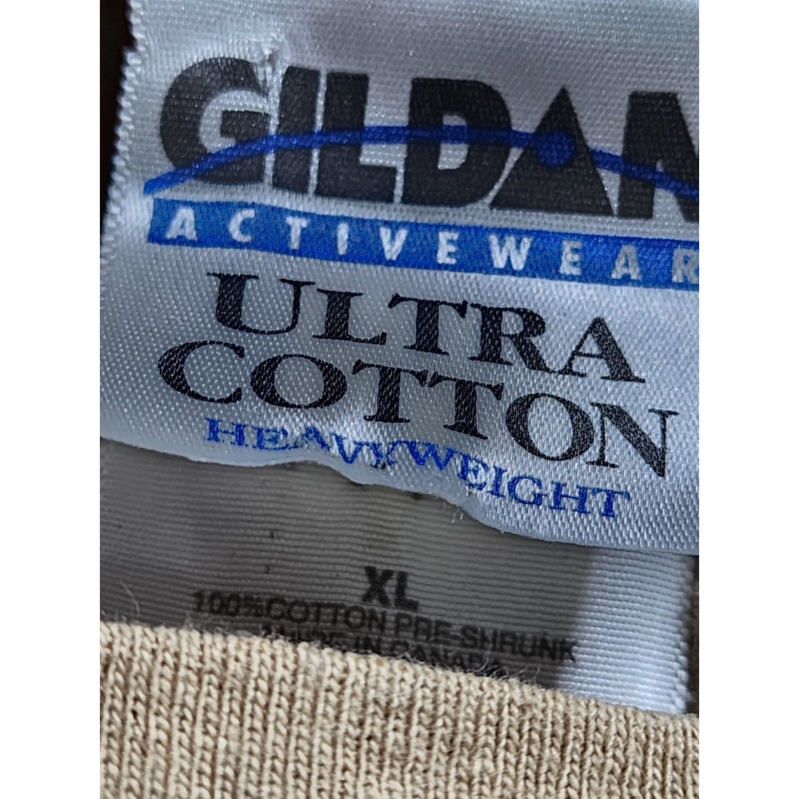 Gildan Vintage Gildan Men's XL T-Shirt - Waterton Lakes National Park Alberta Canada Crew Neck Short Sleeve Cotton Beige Size US XL / EU 56 / 4 - 4 Thumbnail