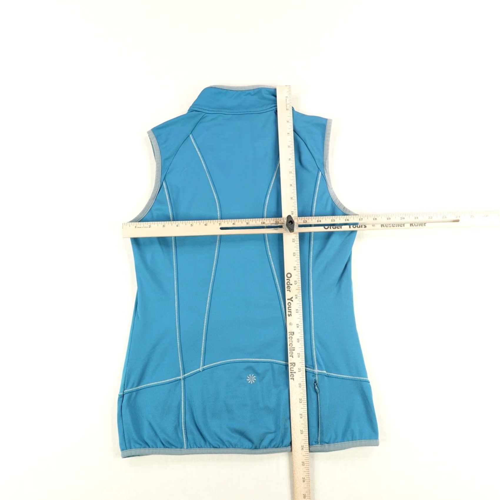 Athleta Athleta Vest Womens Small Blue Zip Up Sleeveless Activewear Performance Running Size S / US 4 / IT 40 - 6 Thumbnail