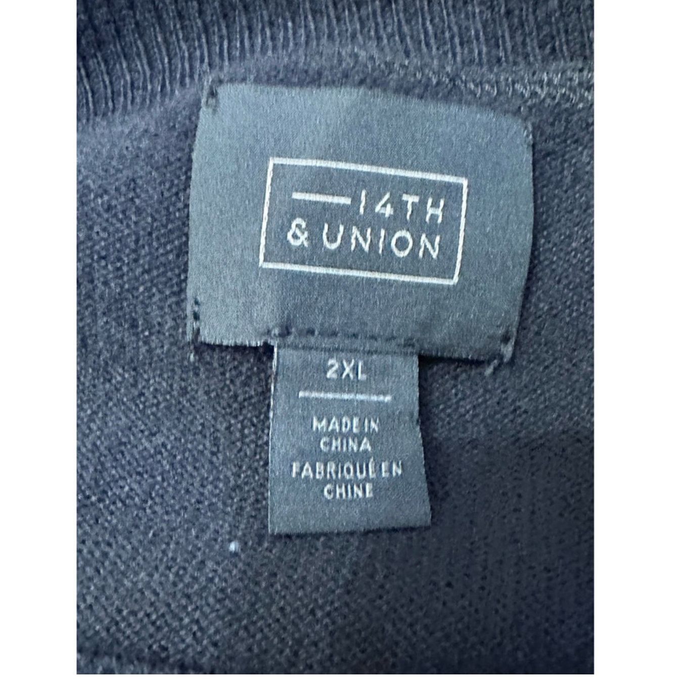 14th & Union 14th & Union Long Sleeve Sweater Crew Neck Black Men’s 2XL Size US XXL / EU 58 / 5 - 7 Thumbnail