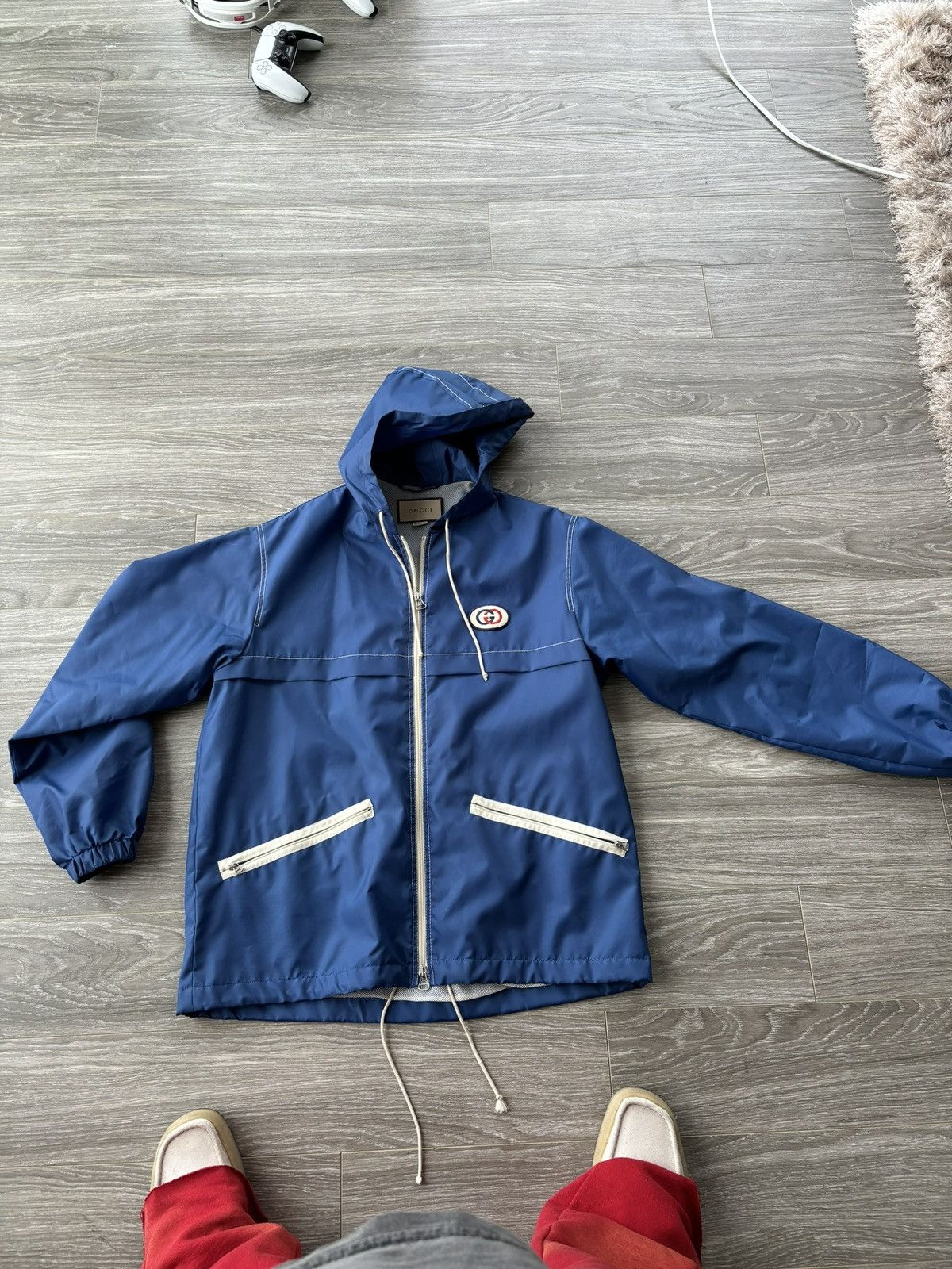 image of Gucci Coat in Blue, Men's (Size Small)