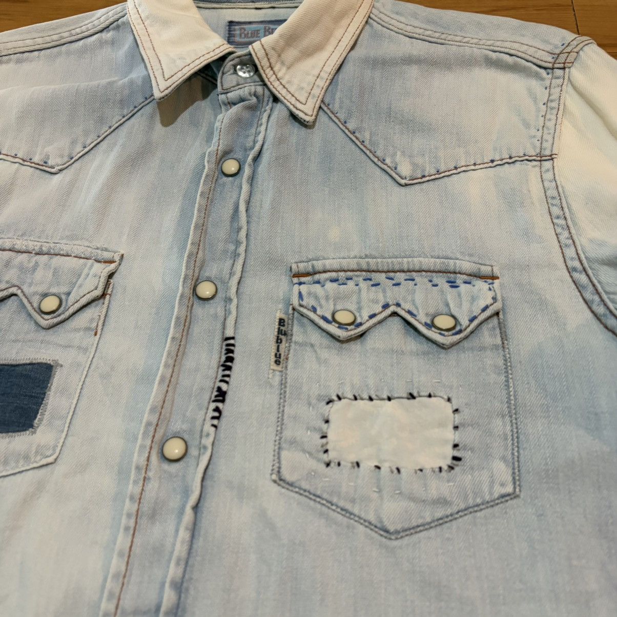 Blue Blue Japan Blue blue japan denim shirt Size US M / EU 48-50 / 2 - 2 Thumbnail