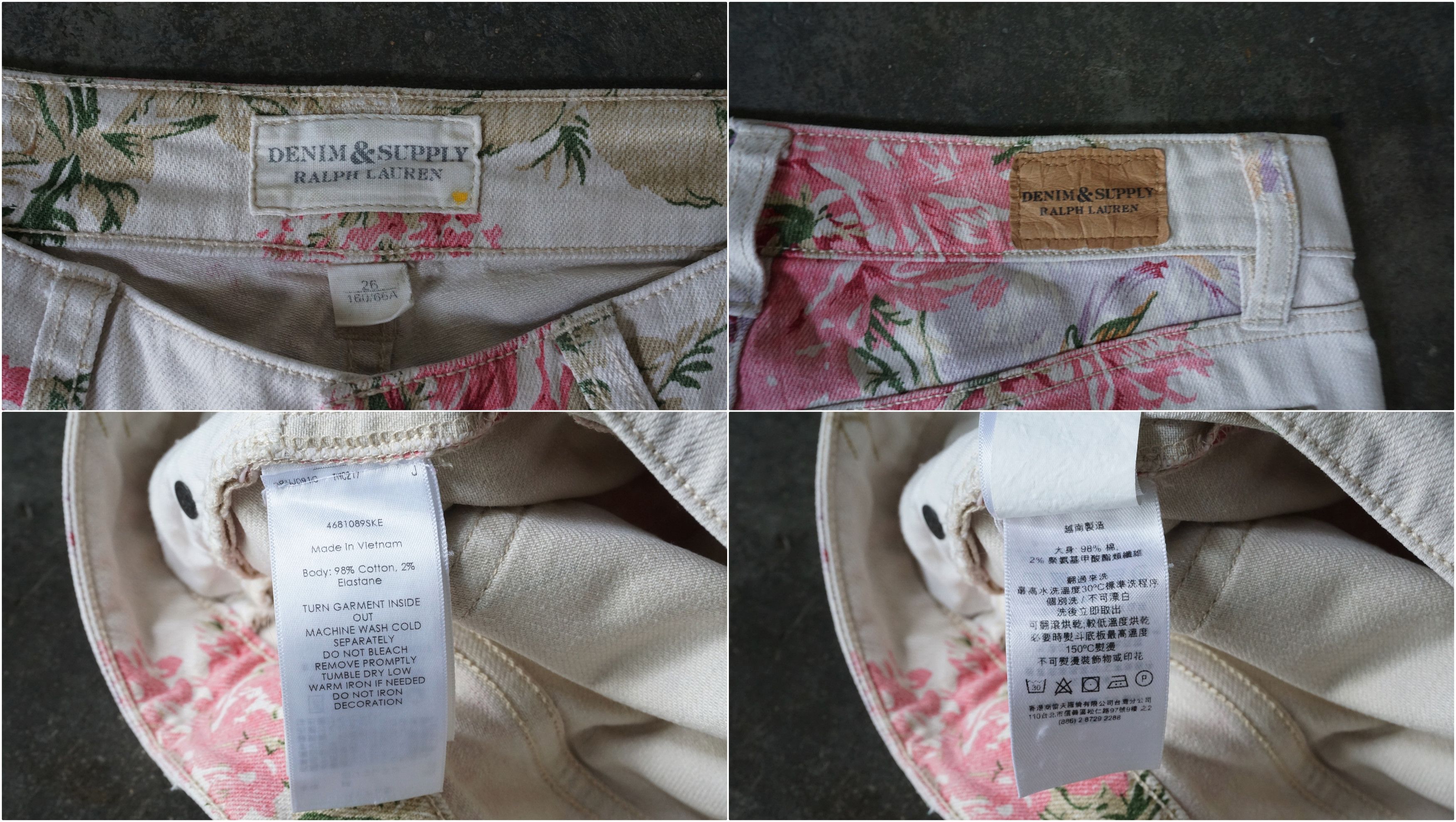 Denim & Supply Ralph Lauren Denim & Supply Ralph Lauren Full print Floral Jeans Size 27" / US 4 / IT 40 - 10 Thumbnail