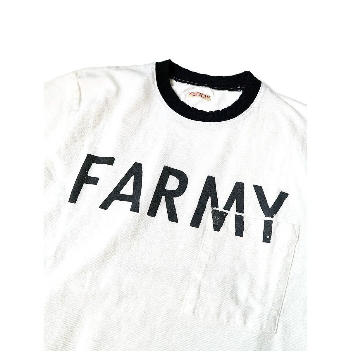 Kapital Kapital 18.5/-Tenjiku Ringer Pocket T-shirt (FARMY) Tee M Size US M / EU 48-50 / 2 - 4 Thumbnail