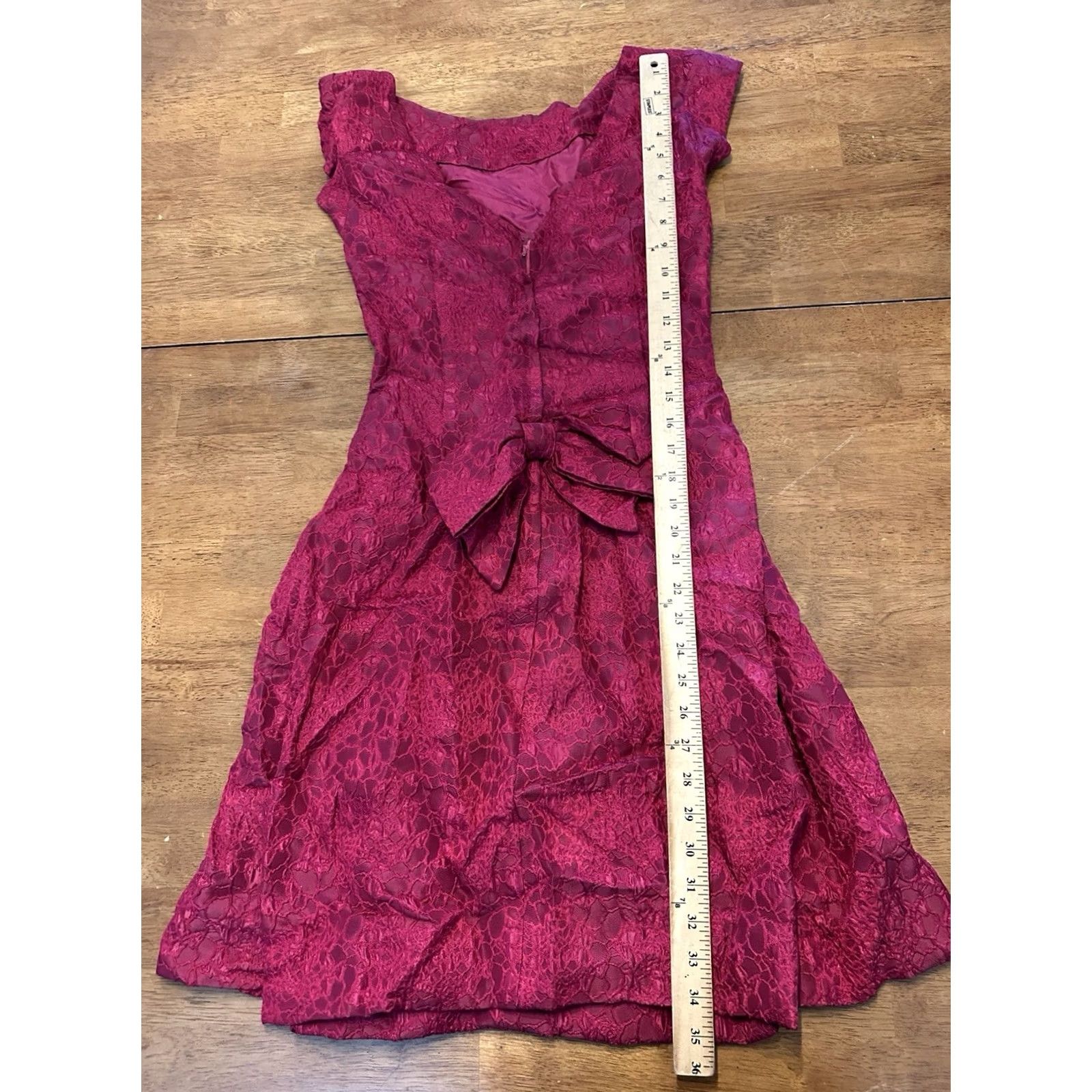 Pinko VINTAGE Elis Porter Pink Dress 60s 70s Talon See Measurements S/M Size 4XL / US 24-26 - 8 Thumbnail