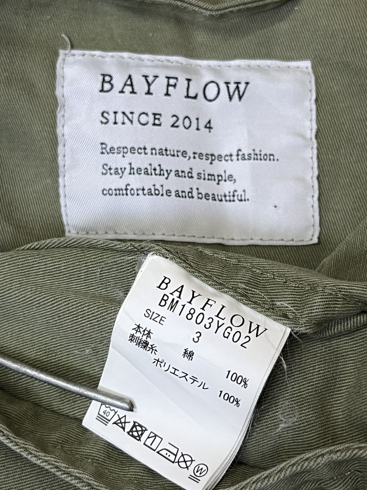 Japanese Brand ARMY🔥BAYFLOW FIELD OF SUNSHINE OG MILITARY STYLE JACKET Size US M / EU 48-50 / 2 - 13 Thumbnail