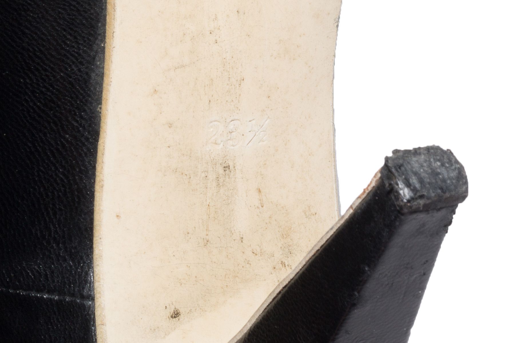 Maison MIHARA YASUHIRO OPEN SPLIT TOE SNAKE HEEL SHOE Size US 6.5 / IT 36.5 - 7 Thumbnail
