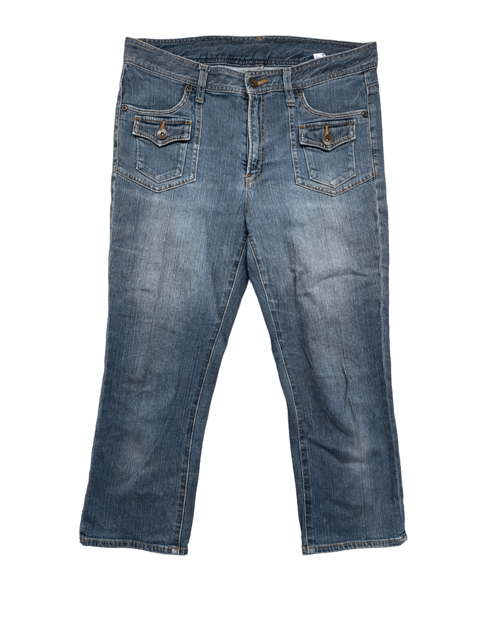 If Six Was Nine × Japanese Brand Cropped Multipocket Bush Pants Denim Size US 33 - 1 Thumbnail