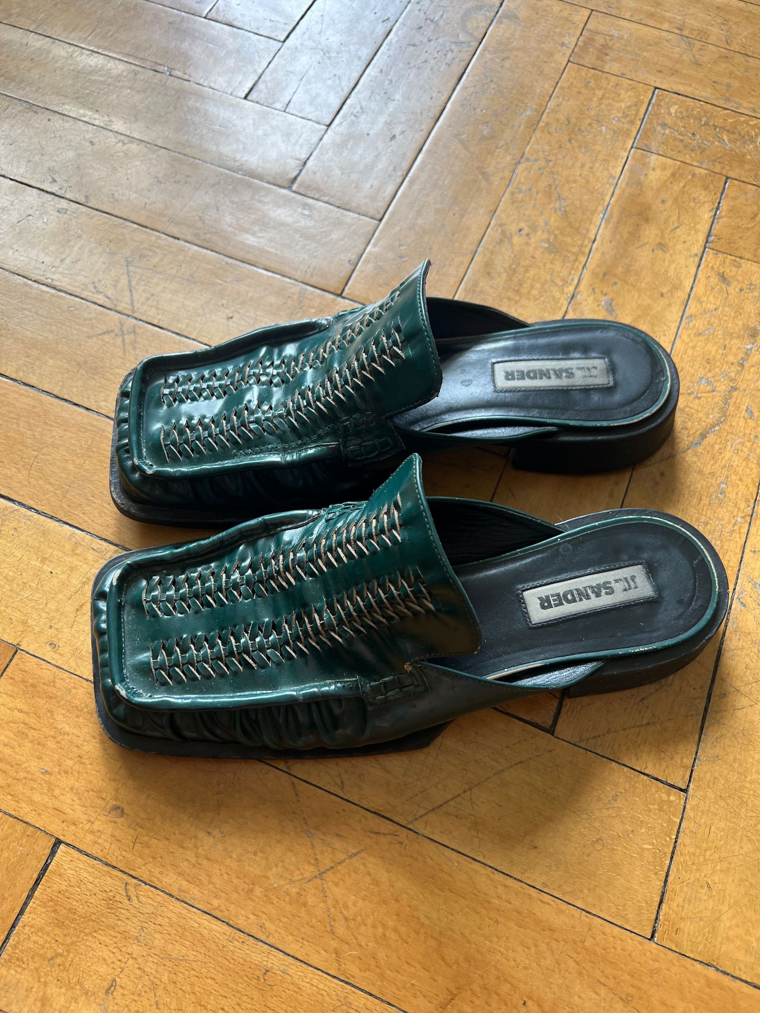 Jil Sander Leather Mules