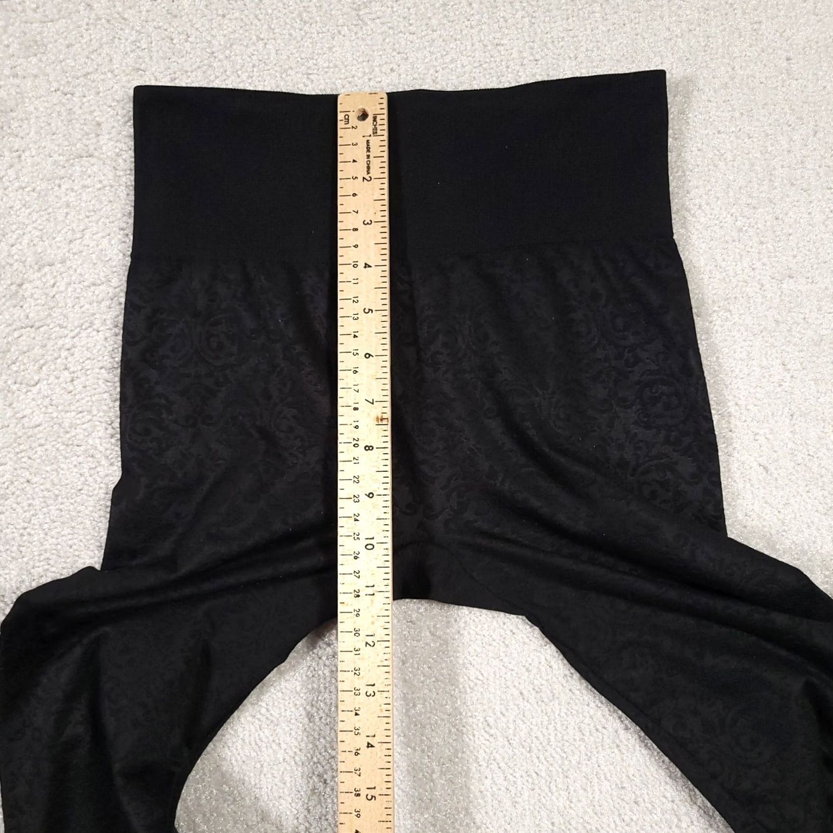Vintage Maurices Legging Pants Womens Small Reg Black Stretch Floral Size 28" / US 6 / IT 42 - 7 Thumbnail