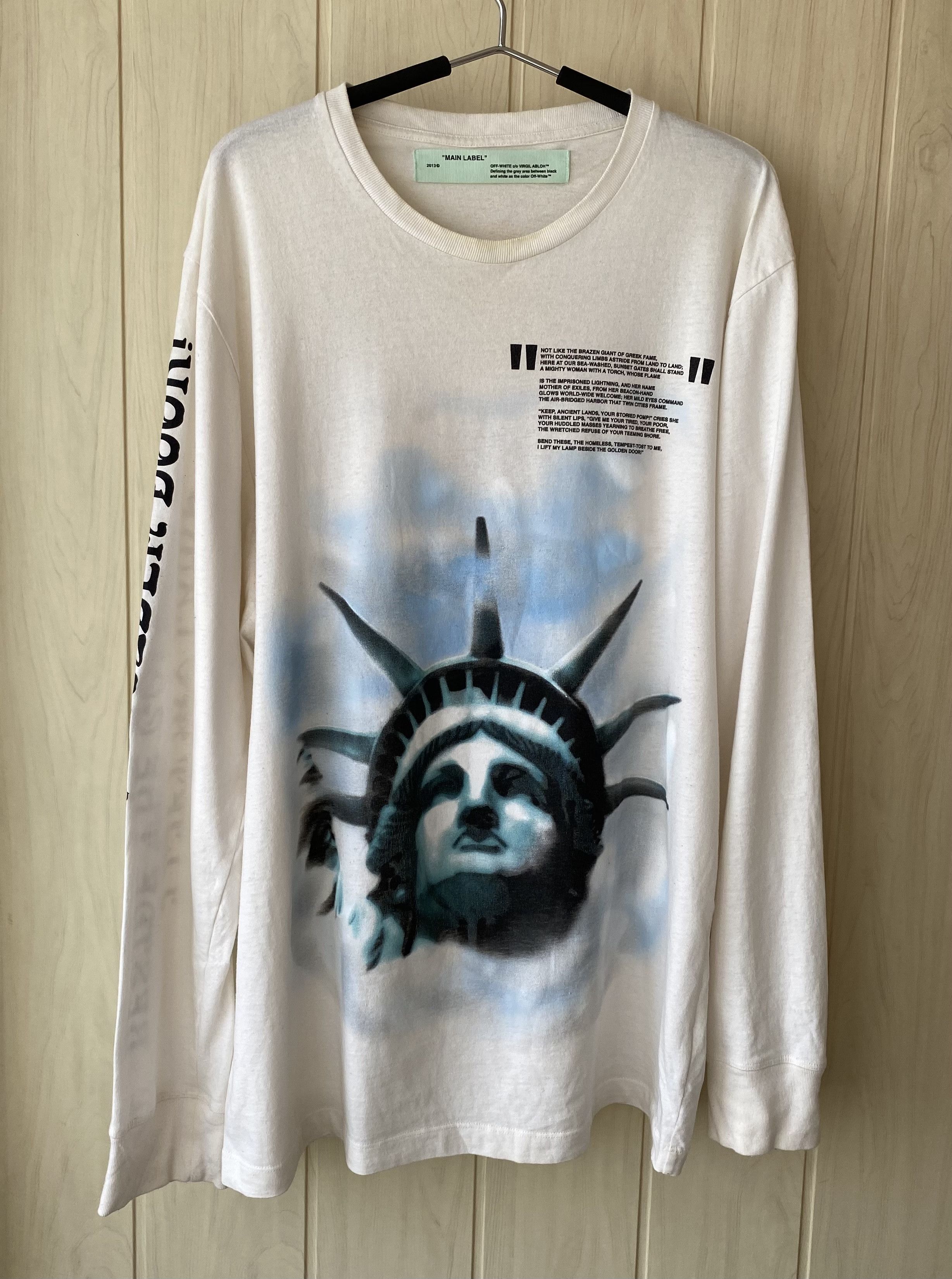 Off white statue outlet of liberty long sleeve