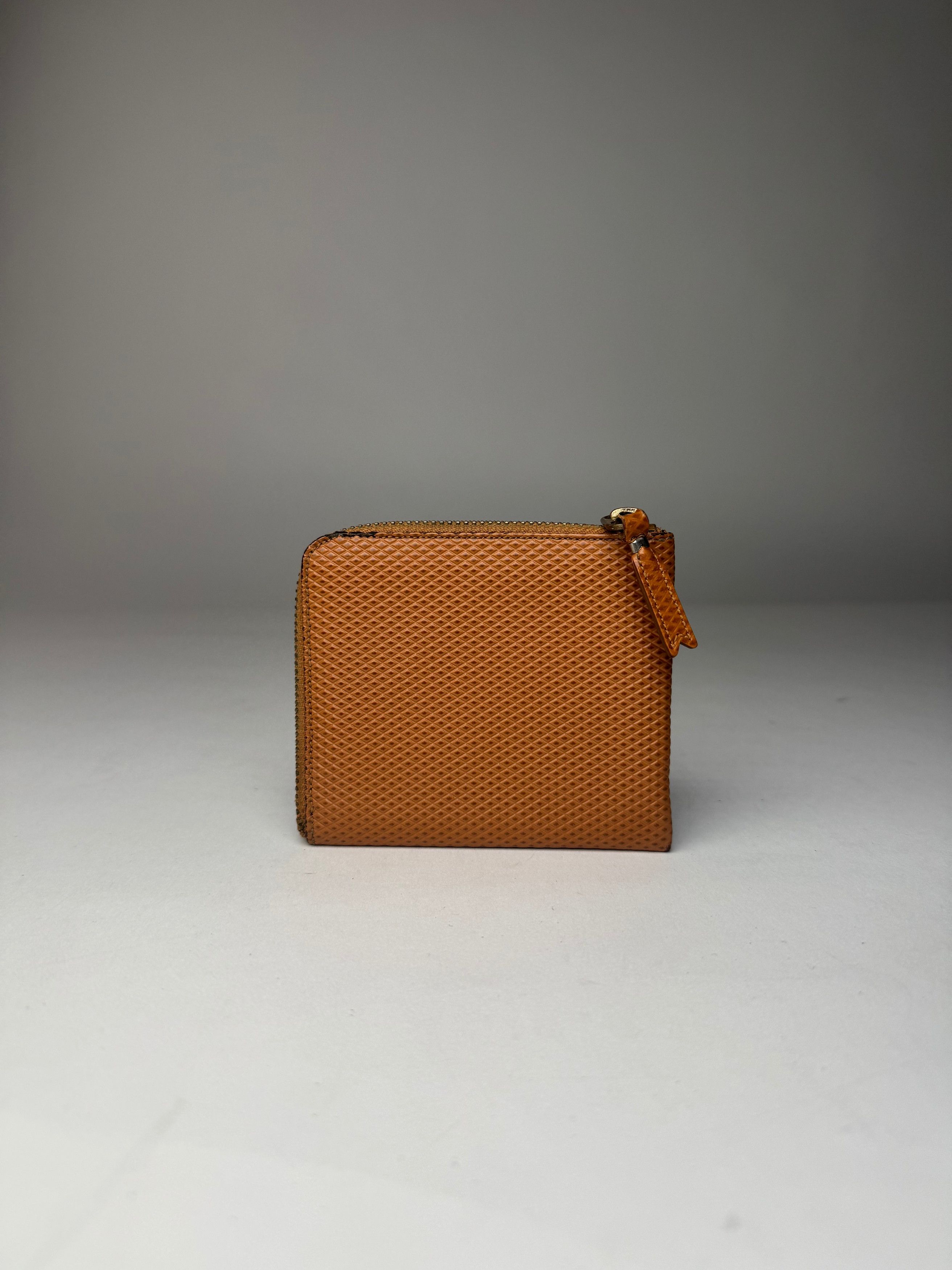 Other Vintage Commes Des Garçons Leather Card Holder Orange Brown Size ONE SIZE - 1 Thumbnail