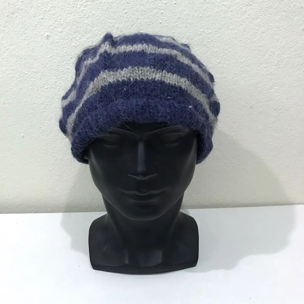 Japanese Brand Gaijin Stripe Design Beanie Hat Size ONE SIZE - 3 Thumbnail