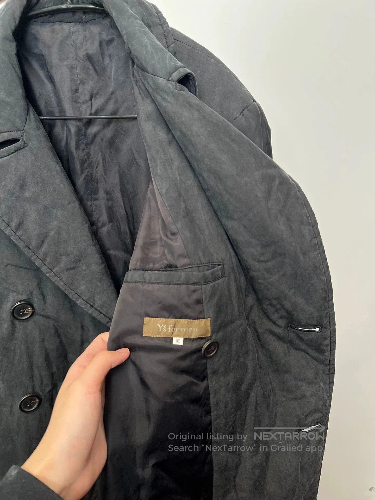 Yohji Yamamoto Black Double. Size US M / EU 48-50 / 2 - 6 Thumbnail