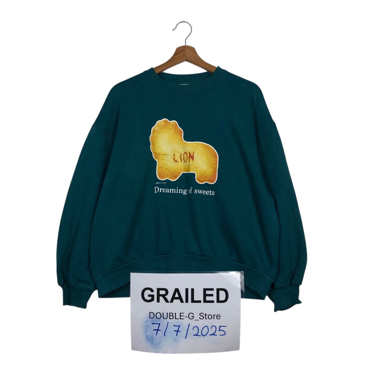Japanese Brand 📌Dreaming of Sweets X GU Japan Sweatshirts Big Logo Size US M / EU 48-50 / 2 - 1 Thumbnail