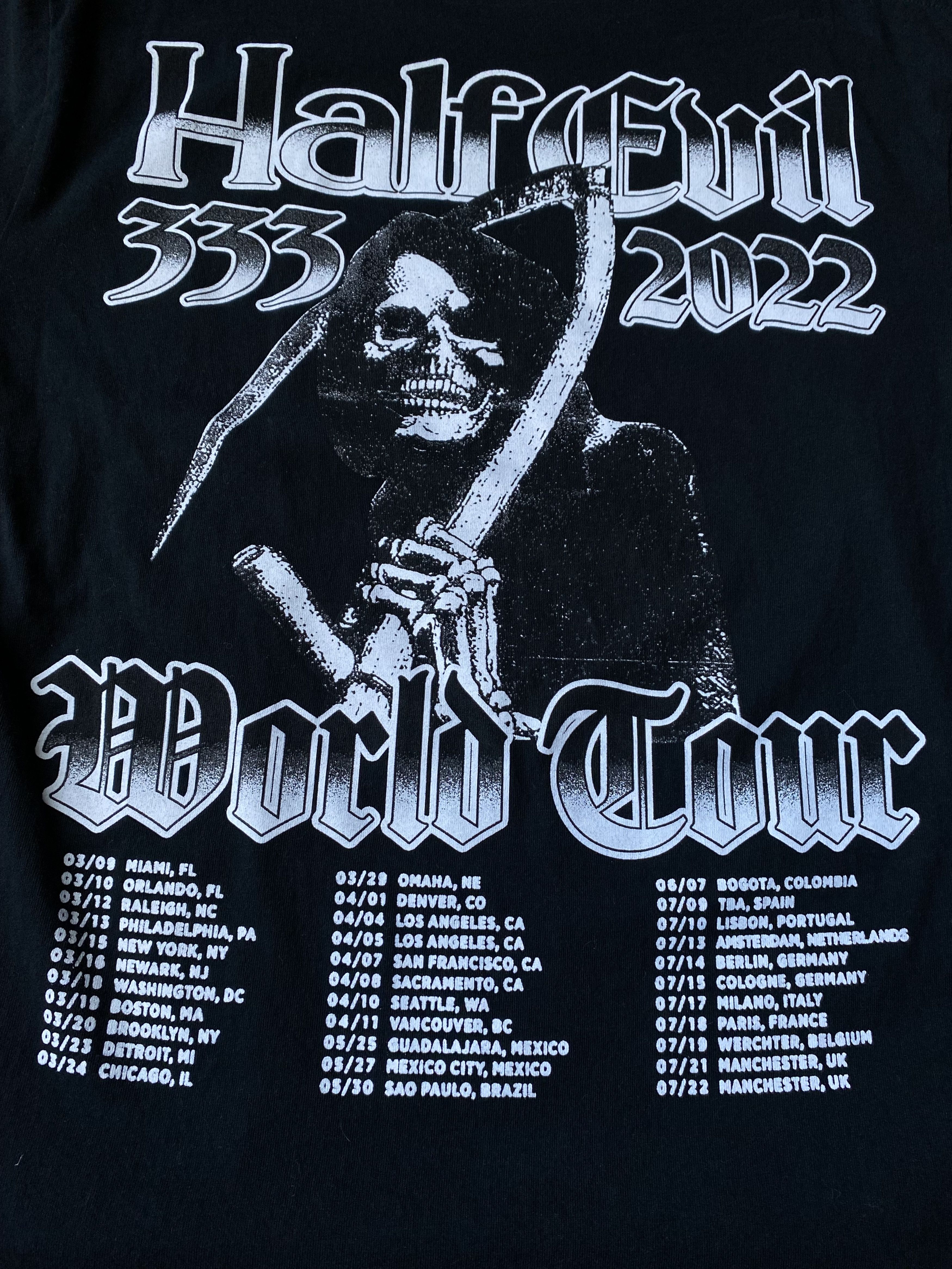 Half Evil Half Evil "World Tour" shirt Size US M / EU 48-50 / 2 - 2 Thumbnail